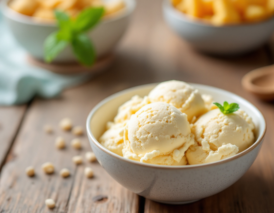 Helado de vainilla