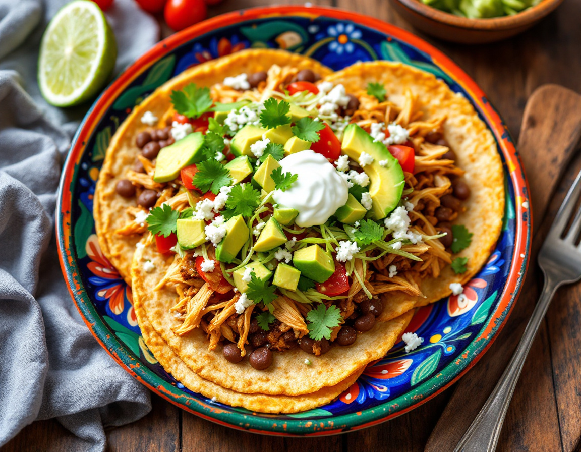 Tostadas mexicanas